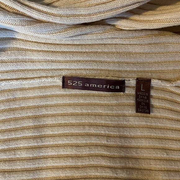 Circular Women's 100% Cotton Sweater in Neutral Beige Size L GUC - Picture 5 of 14